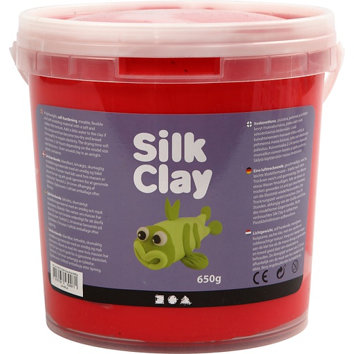[CR79127] Silk Clay®, rouge, 650 gr/ 1 seau