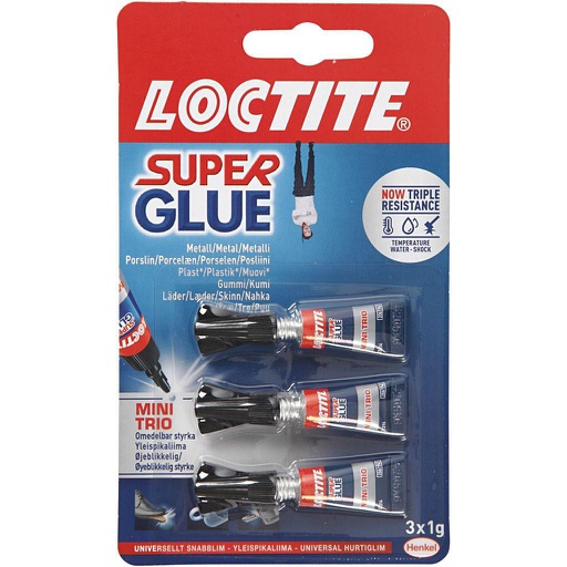 [CR39059] Super Glue Loctite, 3 gr/ 1 Pq.