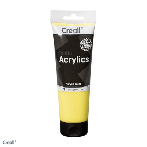 [0062#05] Creall Acrylics Studio 250ml jaune citron