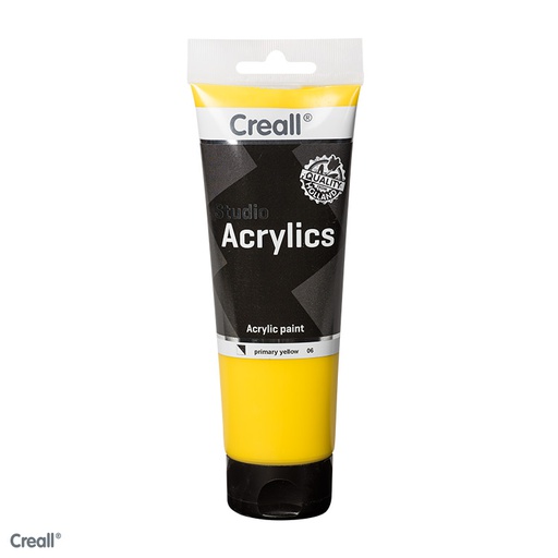 [0062#06] Creall Studio Acrylics acrylverf 250ml Primair Geel