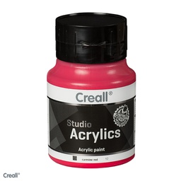 [006499#12] Creall Studio Acrylics acrylverf 500ml Karmijnrood