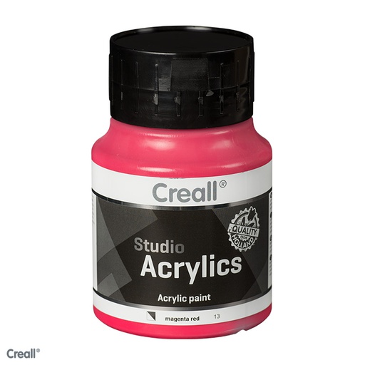 [0064#13] Creall Studio Acrylics 500ml Rouge Magenta