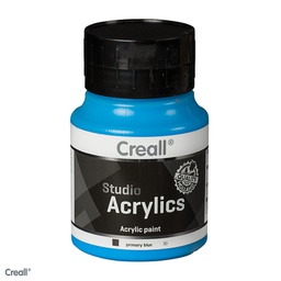 [006499#30] Creall Studio Acrylics acrylverf 500ml Primair Blauw