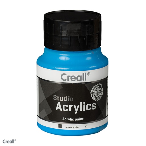 [0064#30] Creall Studio Acrylics acrylverf 500ml Primair Blauw
