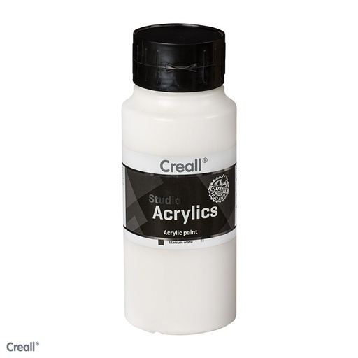 [006498#81] Creall Studio Acrylics 1000ml - Blanc