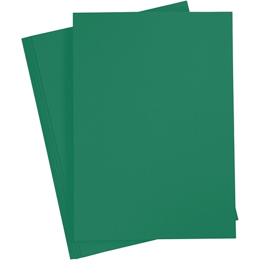 [FOL64#58] Papier à dessin teinté 130g/m², DIN A4, 100 flles, vert sapin
