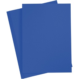 [FOL64#36] Folia Tekenpapier gekleurd, 100 vellen, A4, 130gr., Ultramarijn (36)