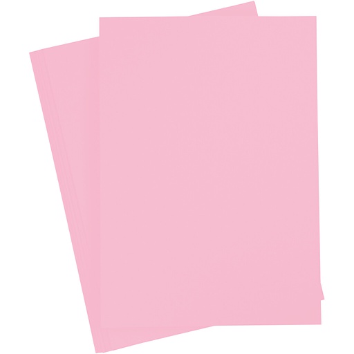 [FOL64#26] Papier à dessin teinté 130g/m², DIN A4, 100 flles, rose