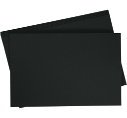 [065799#90] Folia Tekenpapier gekleurd, 10 vellen, 50 x 70cm, 130gr., Zwart (90)