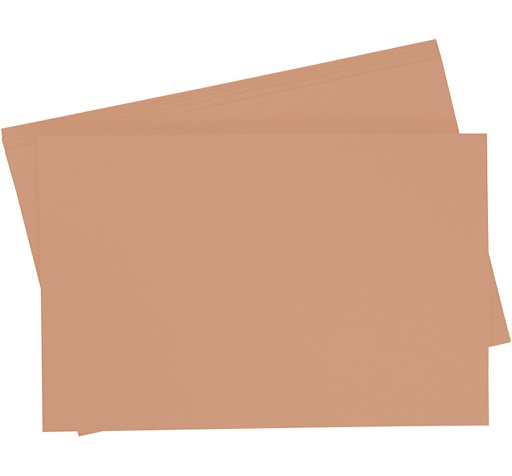 [0657#72] Papier à dessin teinté 130g/m², 50x70cm, 10 flles, brun clair