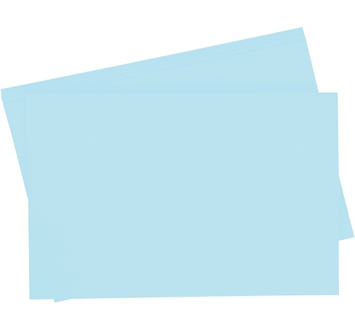 [0657#39] Getint papier 130g/m², 50x70cm, 10 vellen, ijsblauw