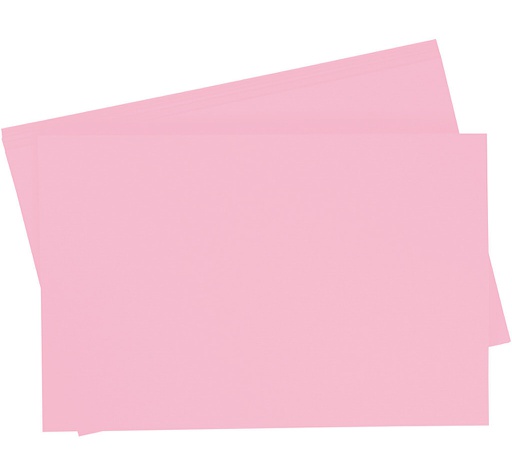 [0657#26] Papier à dessin teinté 130g/m², 50x70cm, 10 flles, rose