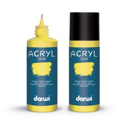 [0068#716] Darwi Acryl Opak acrylverf, 80ml, Citroengeel (716)