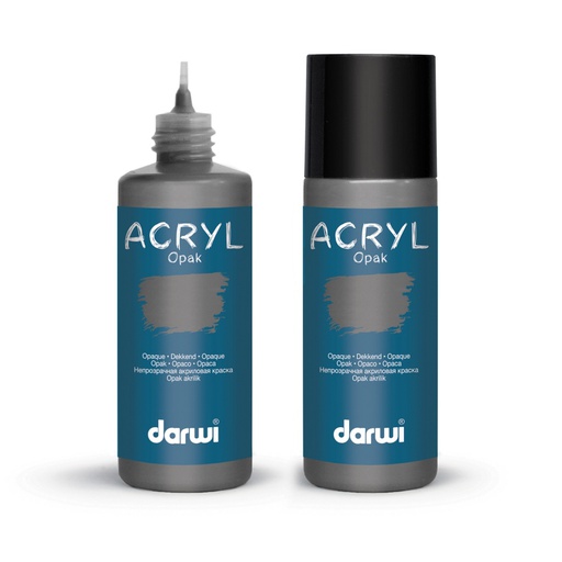 [0068#156] Darwi acryl opak 80 ml gris fonce