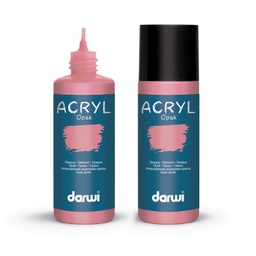 [0068#476] Darwi Acryl Opak acrylverf, 80ml, Engels Roze (476)
