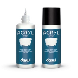 [0068#010] Darwi Acryl Opak acrylverf, 80ml, Wit (010)