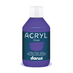 [0061#900] Darwi Acryl Opak acrylverf, 250ml, Paars (900)