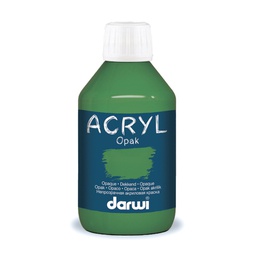 [0061#626] Darwi Acryl Opak acrylverf, 250ml, Donkergroen (626)