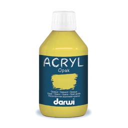 [0061#720] Darwi Acryl Opak acrylverf, 250ml, Donker Geel (720)
