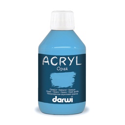 [0061#215] Darwi Acryl Opak acrylverf, 250ml, Lichtblauw (215)
