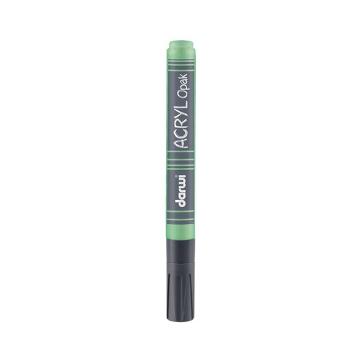 [DA02213#612] Darwi acryl opak marqueur pointe grosse 3 mm - 6 ml vert permanent