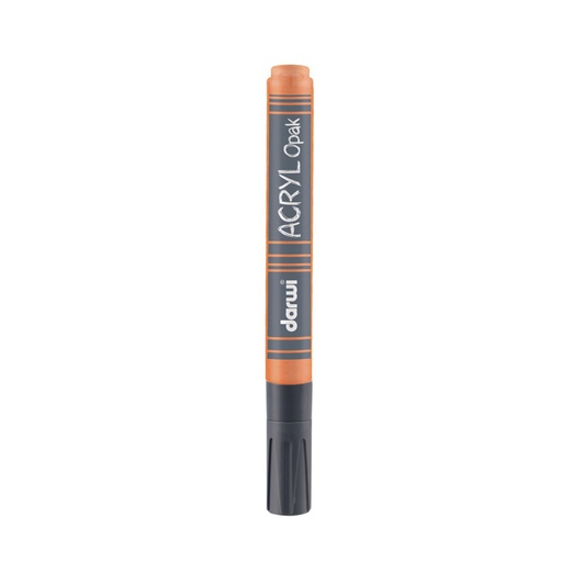 [DA02213#752] Darwi acryl opak marqueur pointe grosse 3 mm - 6 ml orange
