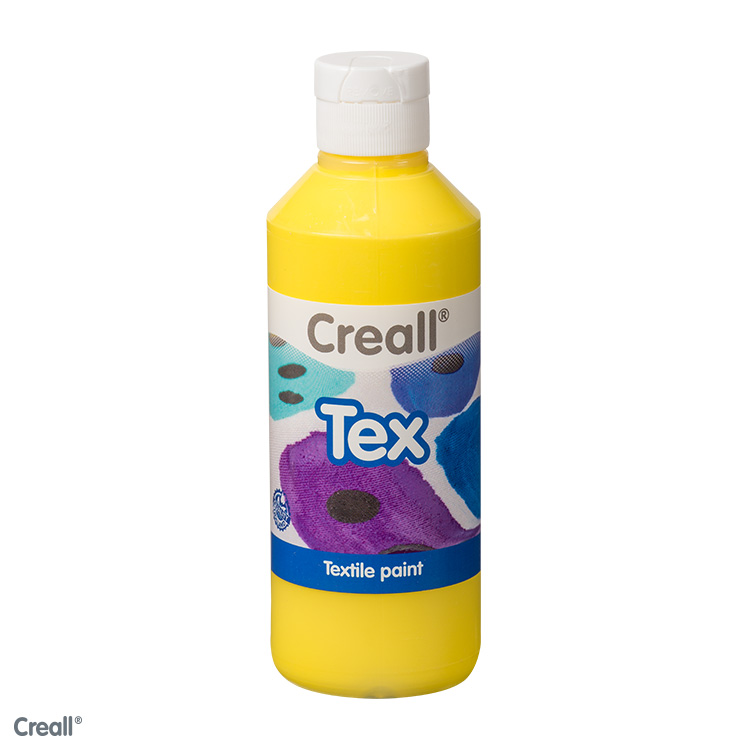 [0083#01] Creall Tex textielverf, 250ml, lichtgeel