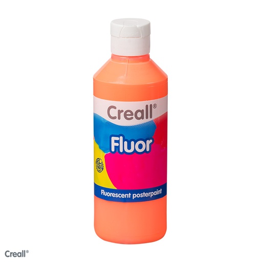 [HFL250#03] Creall Fluor, gouache fluorescente, 250ml, orange