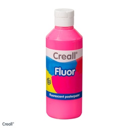 [HFL250#16] Creall Fluor fluorescerende plakkaatverf, 250ml, roze