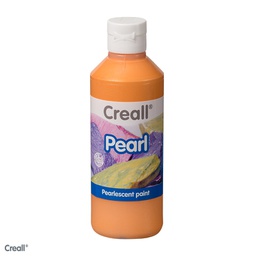 [809121#03] Creall Pearl iriserende parelmoerverf, 250ml, oranje