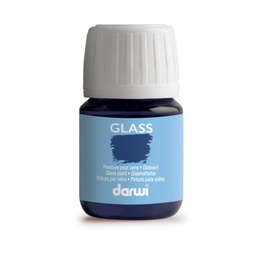 [0075236] Darwi Glass glasverf, 30ml, Donkerblauw