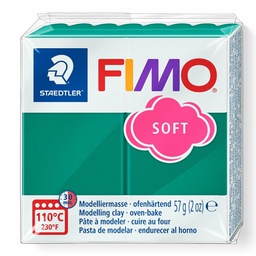 [S802056] Fimo soft boetseerklei 57g smaragd