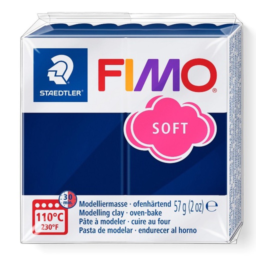 [S8020S#35] Fimo soft boetseerklei, 57gr - windsorblauw