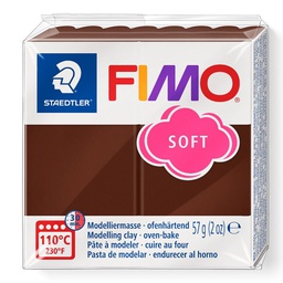 [S802075] Fimo soft boetseerklei 57g choco