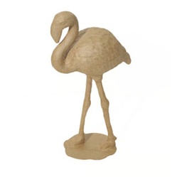 [DE-SA#134] Décopatch SA figuur  Roze Flamingo (15x7x27cm)