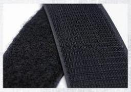 [008013] Velcro 2cm breed, Zwart 2,5m