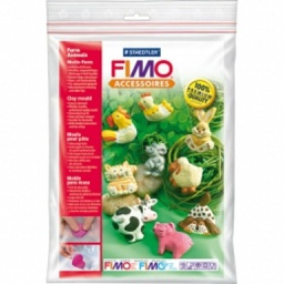 [S874201] FIMO® Reliëfvorm  Boerderijdieren *