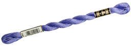 [DMC1155#340] DMC Perlé nr. 5 borduurgaren (115-5), 12 x 5g, kleur 340, (Blue Violet - Medium)