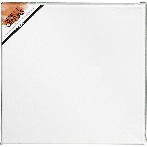 [101193] Toile Canvas Artistline, Dim. 30X30 cm, Profondeur 1,6 cm, Blanc, 1Pièce, 360 Gr