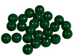 [100829] Houten kralen FSC 100%, gepolijst, 8mm ø, groen, zak à 82 stuks