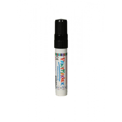 [COL025#63] Chalk Marker - Krijtstift lijndikte 2-15 mm, 1 stuk - Zwart
