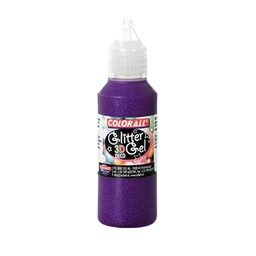 [2805#56] Colorall 3D‐glittergel, Fles 50g, Paars