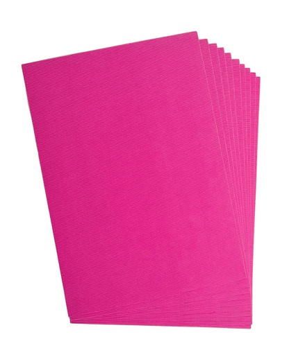 [2520#23] Carton ondulé, 50x70cm, 1 feuille, pink