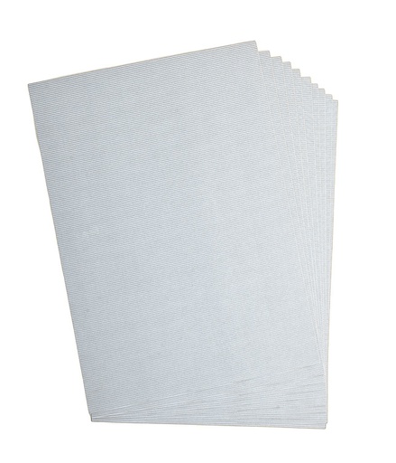 [2520#80] Carton ondulé, 50x70cm, 1 feuille, gris