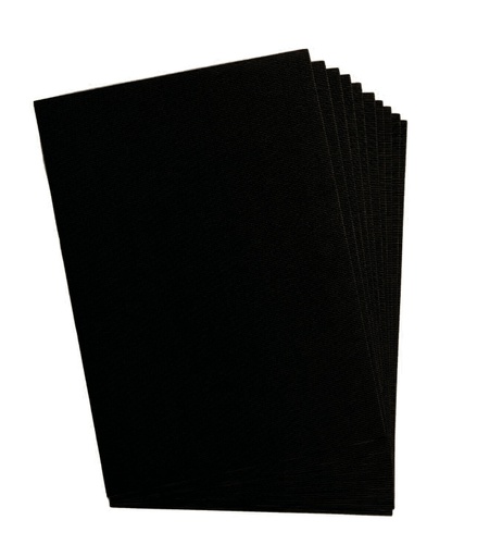 [2520#90] Carton ondulé, 50x70cm, 1 feuille, noir