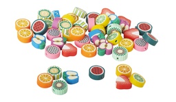 [P14253] polymer beads, fruits 50stuks