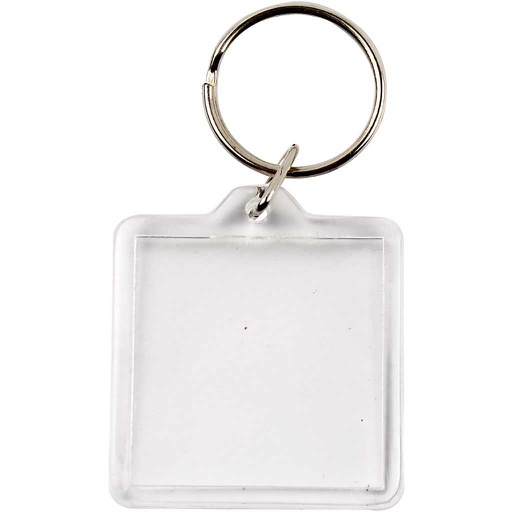 [3816#45] Porte-clés Plastique - Carrée