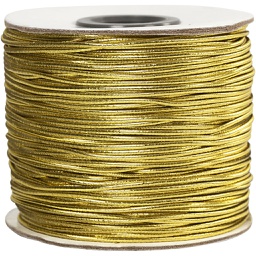 [404792] Ronde elastiek, goud, 1,7mm - 20 m