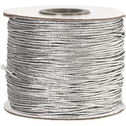 [404791] Ronde elastiek, zilver, 1,7mm - 20 m