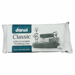 [809010] Darwi Classic, luchtdrogende boetseerpasta, wit, 1 Kg